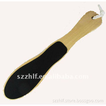 wooden sandpaper foot file